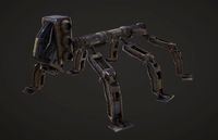 spider bot3d model