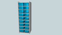 6qt 18 tub hatchling rack