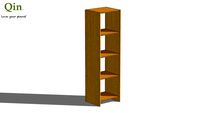 Qin Q4 Bamboo Shelf - Basic 390 - Caramel Color