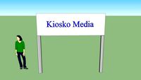 Letrero Kiosko Media