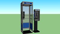 Phone booth set