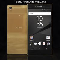 Sony xperia Z5 Premium Gold3d model
