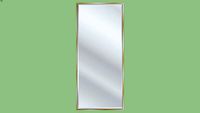 80169 Mirror Dolly Gold 180x80cm
