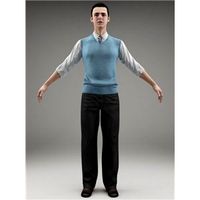 BUSINESSMAN - FBX RIGGED MODEL (BMan0003M3FBX)