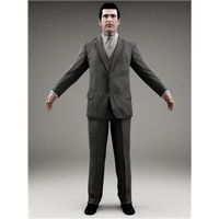 BUSINESSMAN - FBX RIGGED MODEL (BMan0005M3FBX)