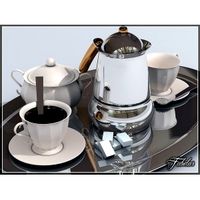 Coffee Service Tray  - 3D Model