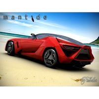 Bertone Mantide Concept STD MAT - 3D Model