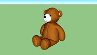 Urso marrom Toys Bear