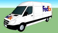FedEx van - Dodge Sprinter