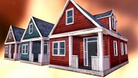 Abandoned Houses 01 3D Model