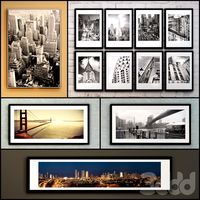 Картина в раме: 28 шт (сборник 54) Фоторамка