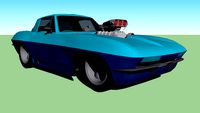 split window vette rod