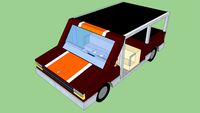 Virginia Tech golf cart