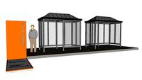 Transit Shelter (5x10 Hip Roof)