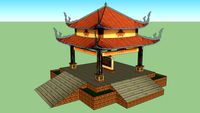 Đền thờ liệt sỹ-đền phải