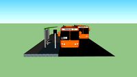 transantiago en paradero