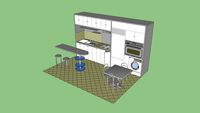 Cuisine aménagé 13m²