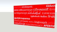 Splashguard600x1200mmKitchenWords_Red_byAnnaViktorssonDesignMCollection