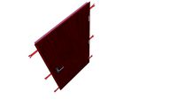 door with metal frame ( z section 2'x1.5'x1') , hinges,lock and handle
