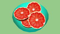 Bowl of grapefruit