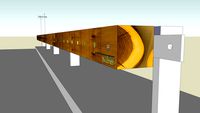 Barrera de proteccion en carreteras,Дорожные отбойники из дерева
