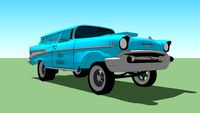 1957 Chevy Sedan Delivery Gasser