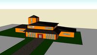 Frank loyd style house