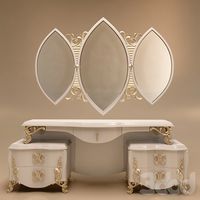 carpanese стол и зеркало