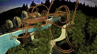 Mirai Millenniun wooden Rollercoaster
