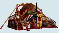 'Carter's'... Steam Swing Boats.. UK