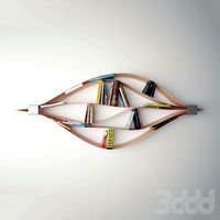 Гибкая книжная полка