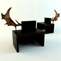 Rick Owens stag bench