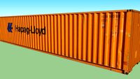 HAPAG-LLOYD Container 40' With Doors Open