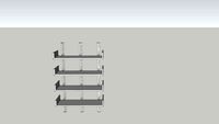 ellen's brackets shelving system 36 x 12 shelves