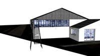 Hangar pricipal de la base de Chérence LFFC