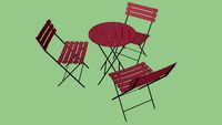 Set de SIllas y Mesa para Terraza.