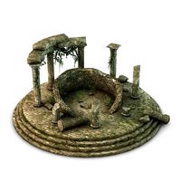 Ancient temple ruins with vines3d model