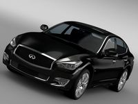 Infiniti Q70 5.6 (Y51) 20153d model