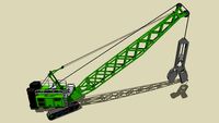 Grua con excavadora