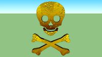 caveira de ouro