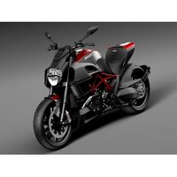 Ducati Diavel Carbon 2015 - 3D Model
