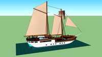 Sailing Ship Schooner