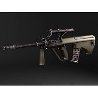 Steyr Aug A1 assault rifle - 3D Model