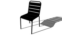 CHAISE BATIGNOLLES NOIRE, Maisons du monde. Réf: 139724 prix
