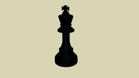Chess piece, King, Black