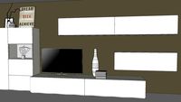 Wandmeubel TV Meubel (Wall Cabinet TV)