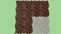 subway tiles in bogen overlaping arcs 2ft mosaic