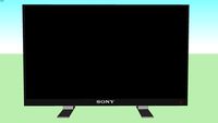 TV SONY Sens 52' (POLEGADAS) - (Criação minha).