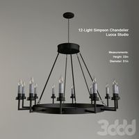 Lucca Studio 12-Light Simpson Chandelier