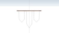 AED Hanging Flag on Dowel
